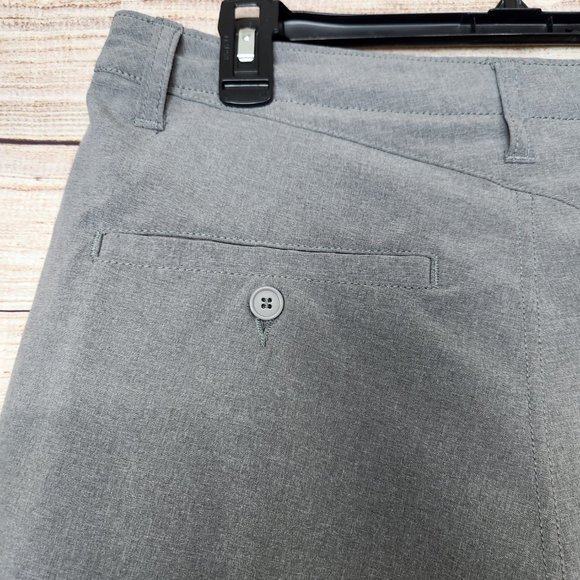 Volcom Surf & Turf 4 Way Stretch Shorts Men's 30 Gray Flat Front Chino Casual - Picture 7 of 11